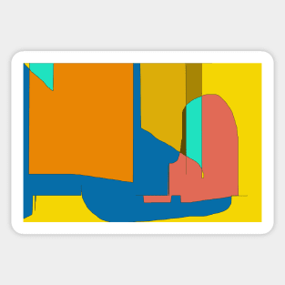 Abstract colors Sticker